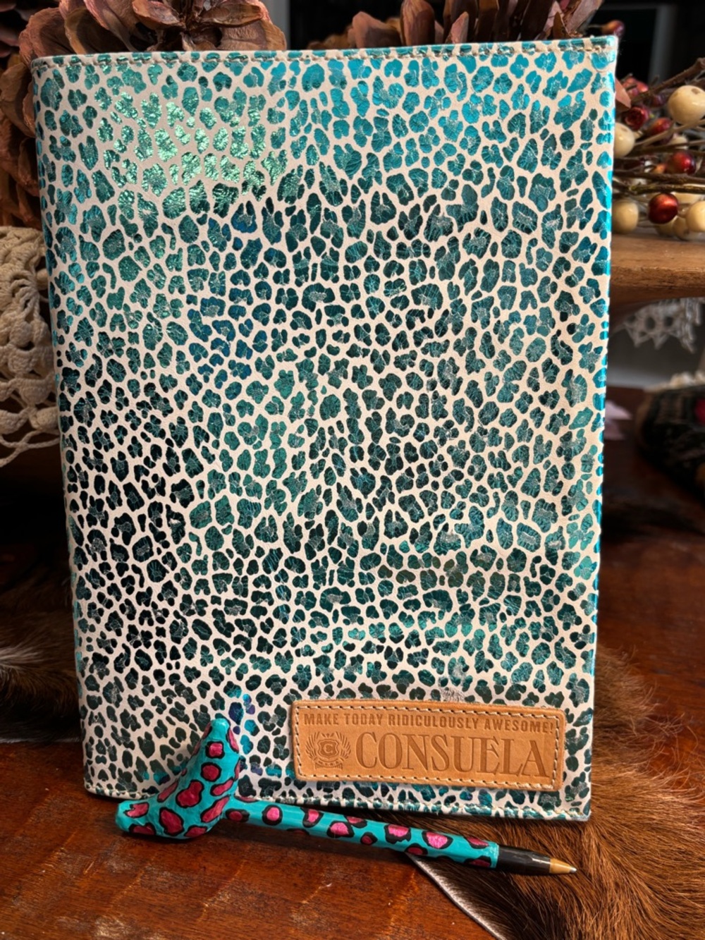 Consuela NWT Kat Notebook Cover with Pen